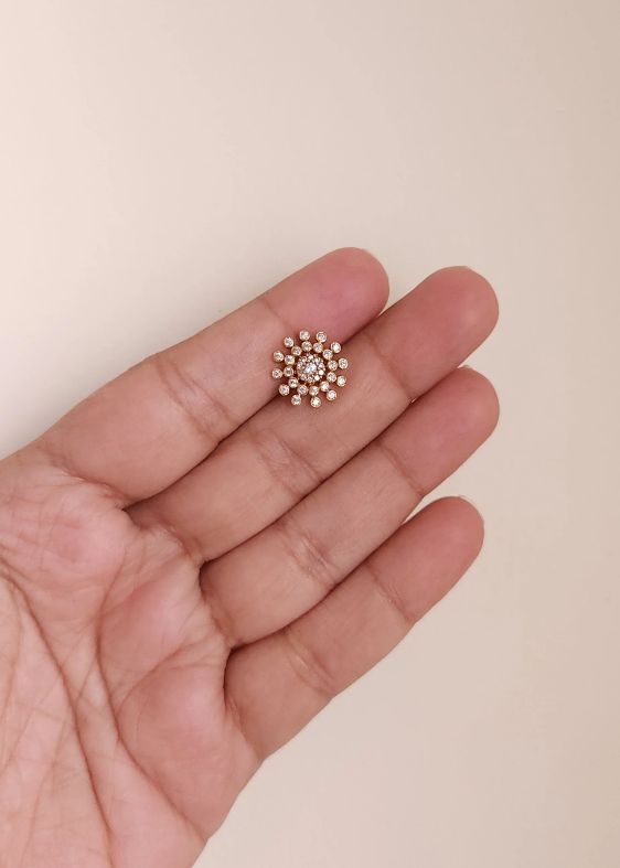 Isharav Silver Nosepins