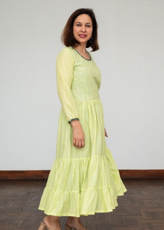 Eeny Tier Dress Cotton