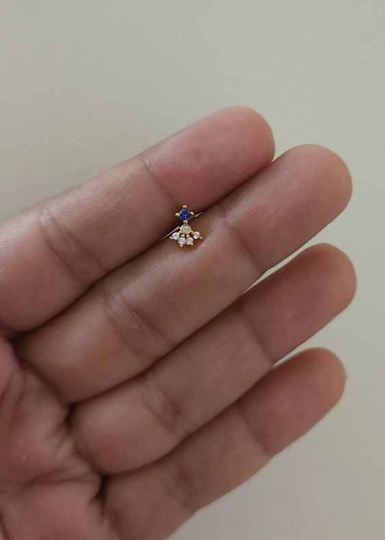 Raasha Silver Nosepins