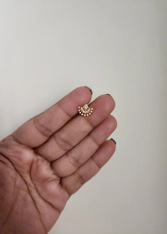 Urvi Silver Nosepins