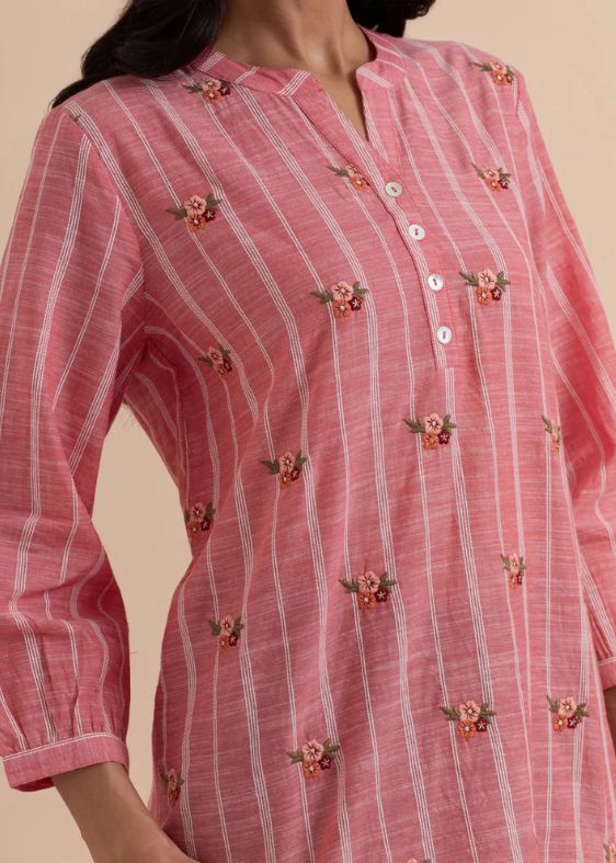 SS 2328 Pink stripes Top