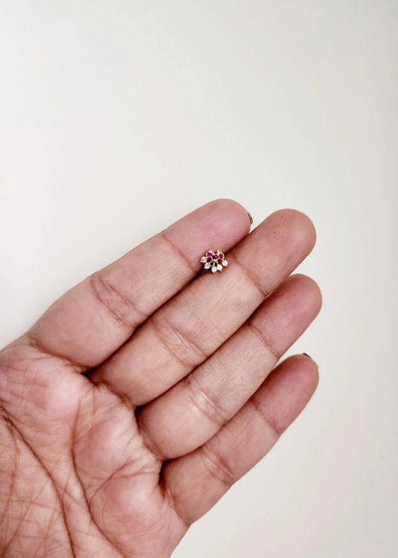 Ganika Silver Nosepins