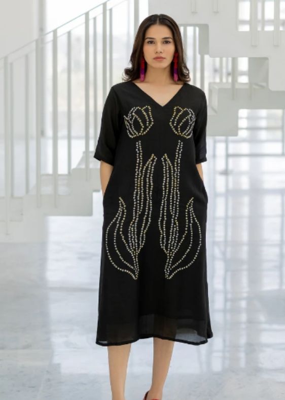 Shadow Tulips Dress