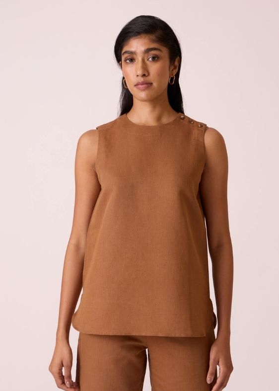 Inessa Brown Top
