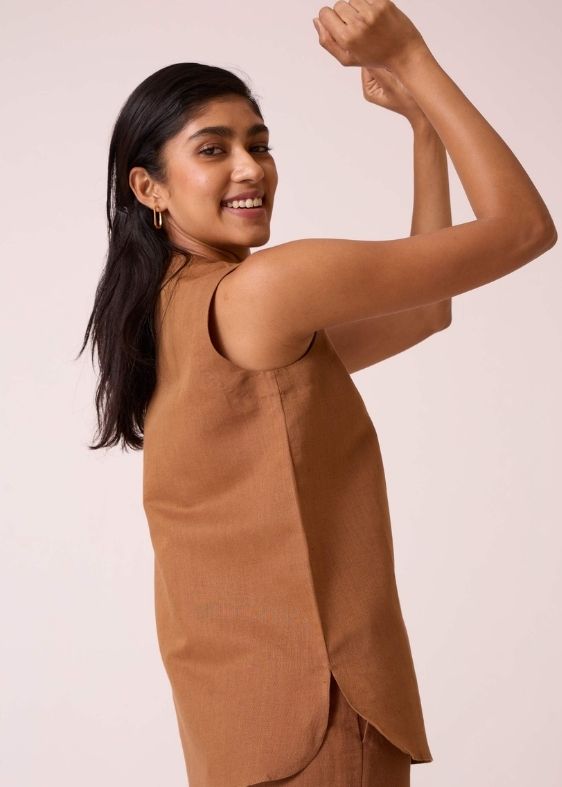 Inessa Brown Top