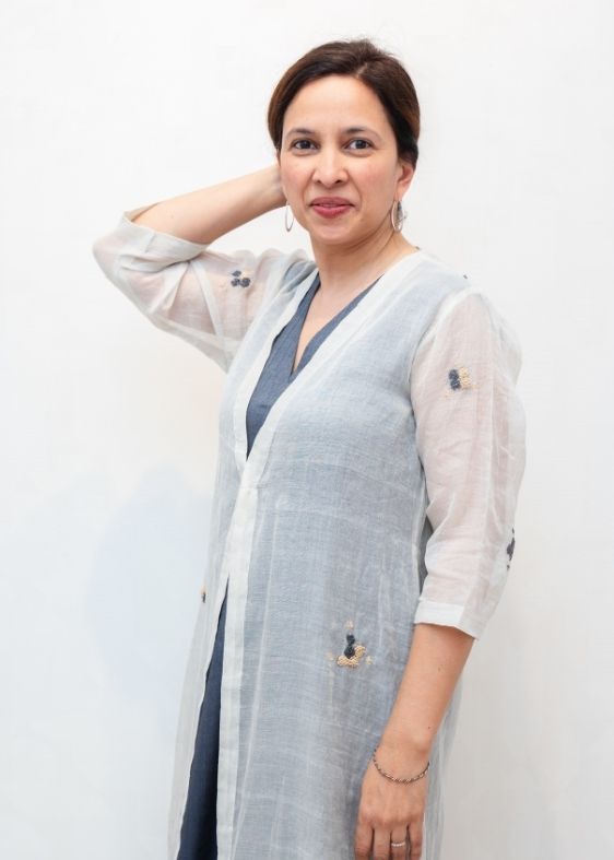 Porgai Embroidered Overlay Jacket
