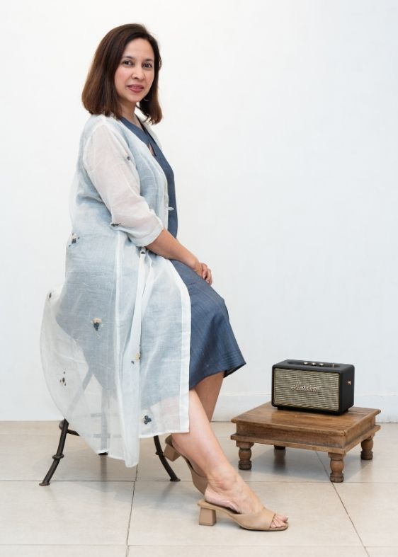 Porgai Embroidered Overlay Jacket