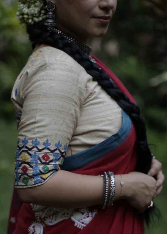 Tussar Multi color Blouse