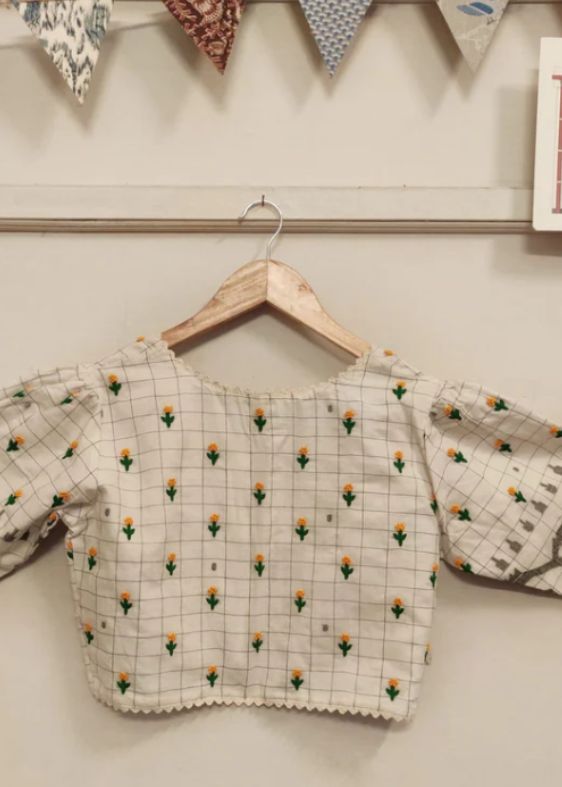 White little marigold blouse