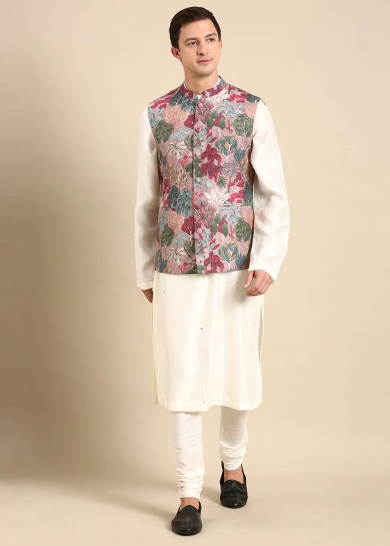 Salmon Pink Modi Jacket