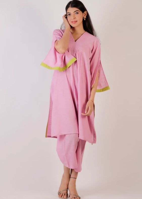 Pink Pure Cotton Co-ord Set