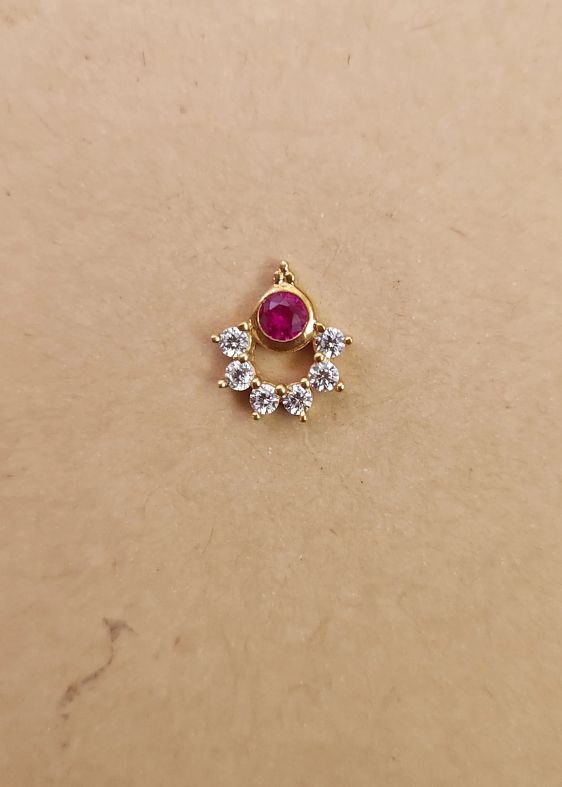 Suraj Silver Nosepins