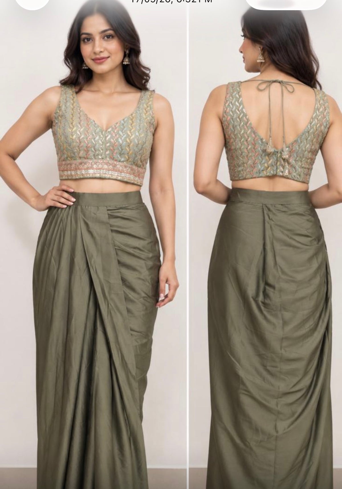 New Sleeveless Embroidered blouse