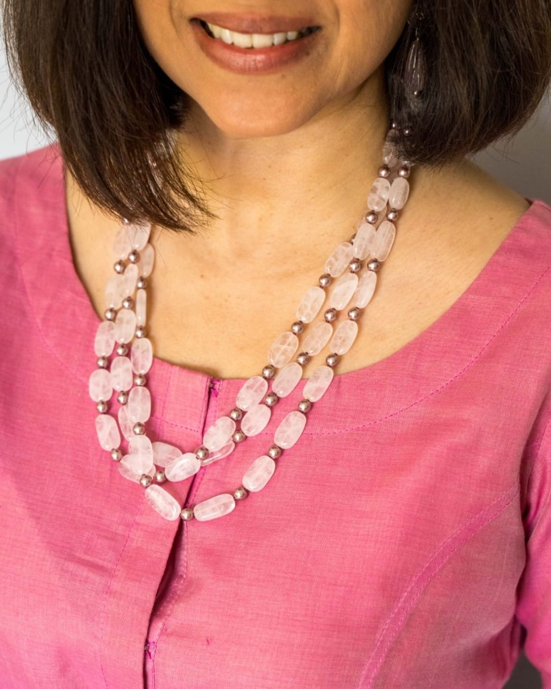 Pink Banarasi Silk Cotton Blouse