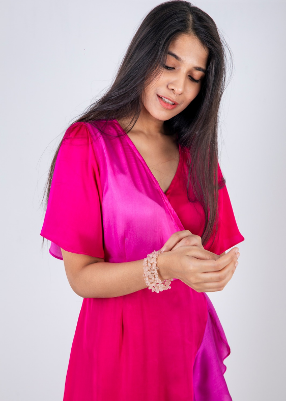 Sunset Sleeveless Ombre Dress