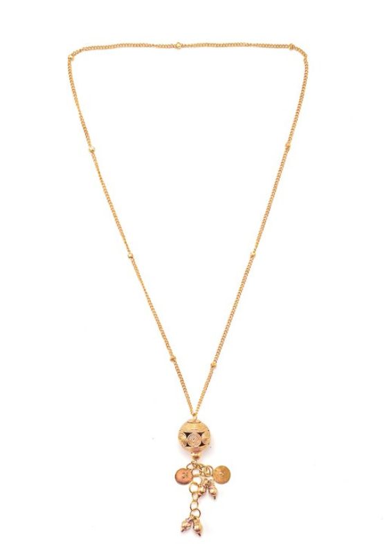 Round spring pendant chain
