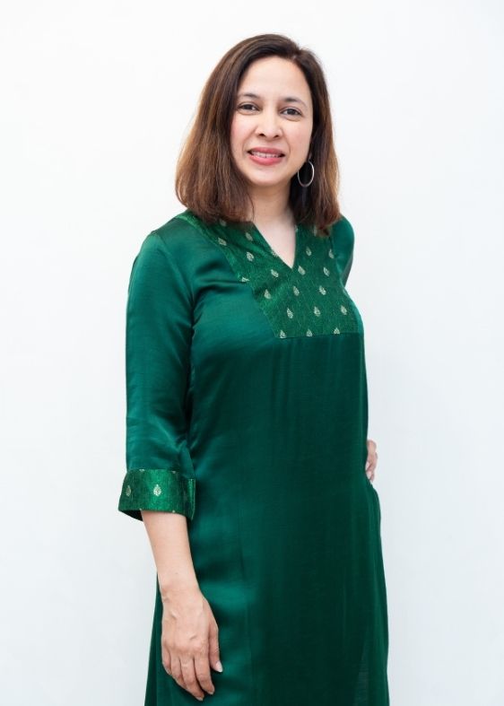 Green Brocade Long Kurta