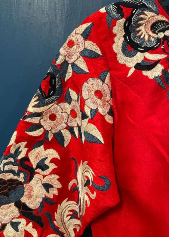 Cherry flowers blouse