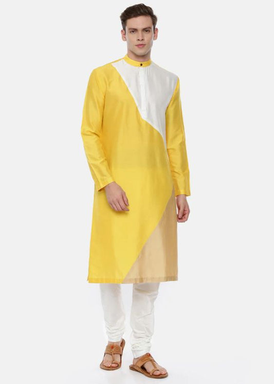 The Tri Color Kurta Set