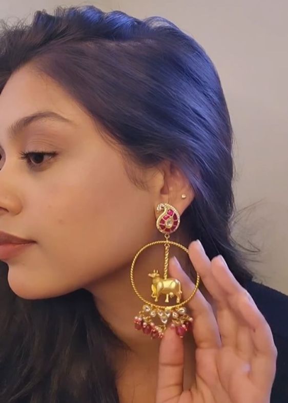 Cow Hasli earrings
