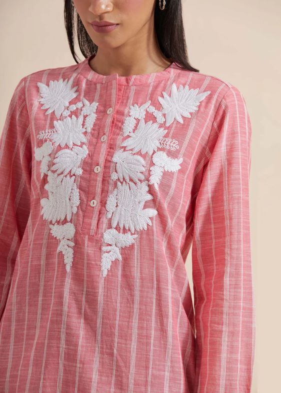 SS 2326 Pink Stripes tunic
