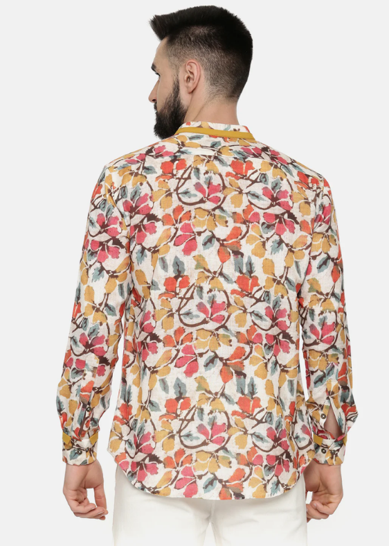 Floral Print Designer Shirt