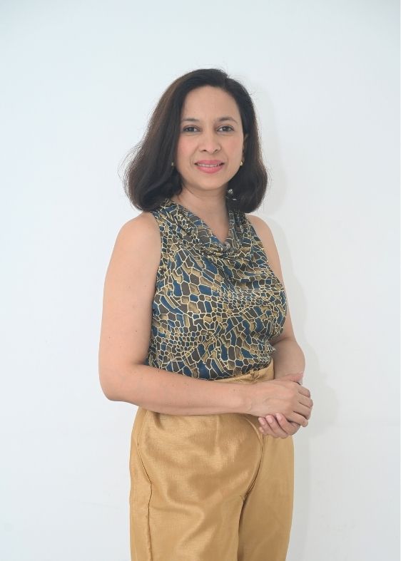 Cowl Blue printed blouse