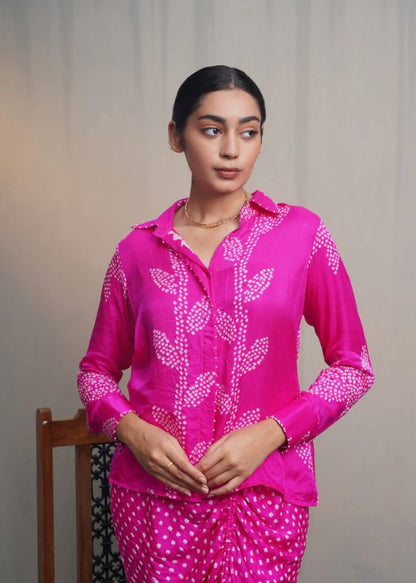 Hanoi Skirt Set- Pink
