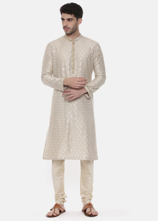 Banares Silk Brocade Kurta
