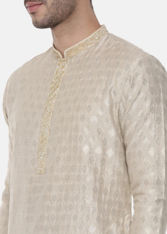 Banares Silk Brocade Kurta