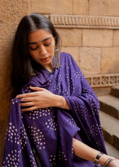 Purple Grape Kurta Set with Dupatta