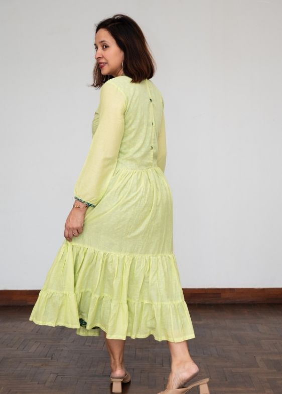 Eeny Tier Dress Cotton