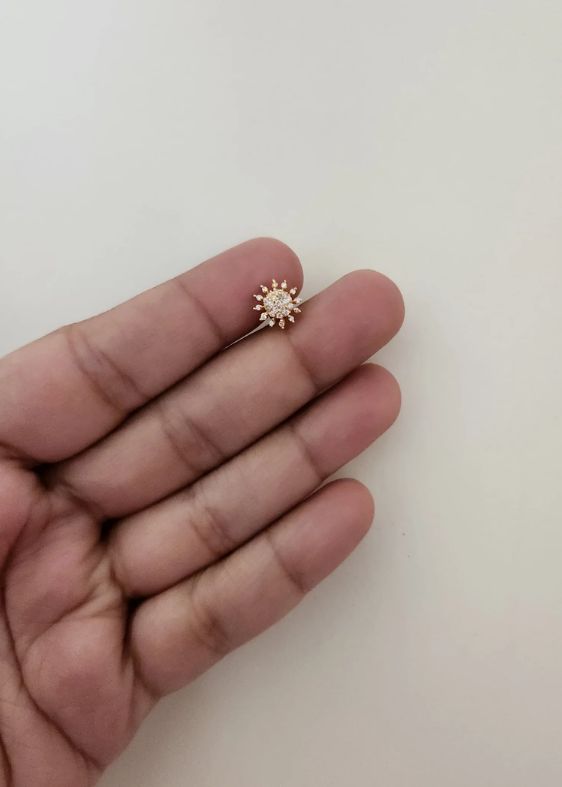 Mukhta Silver Nosepins