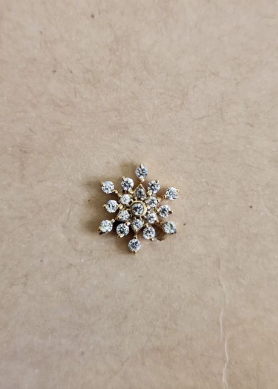 Trishit Nosepins Gold