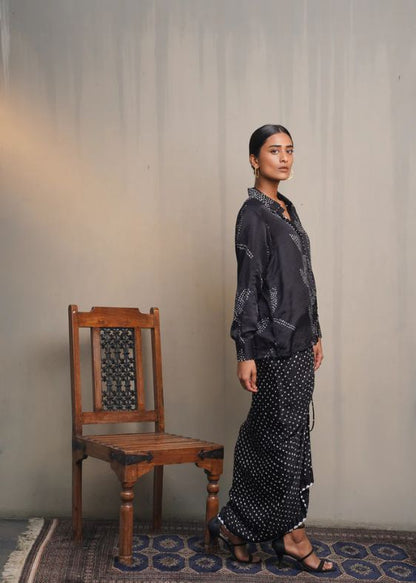 Hanoi Skirt Set- Black