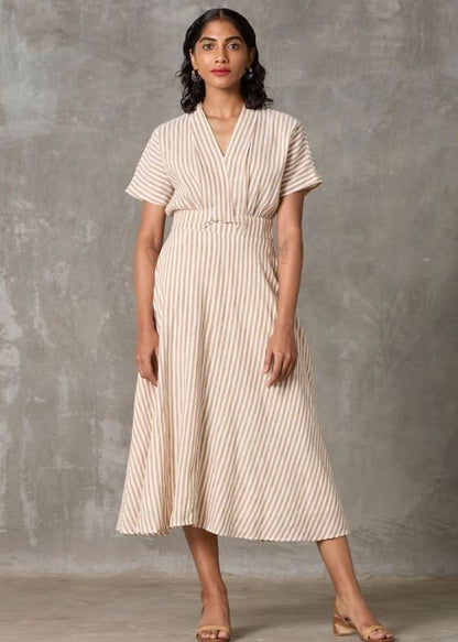 Miyake - Beige Stripes