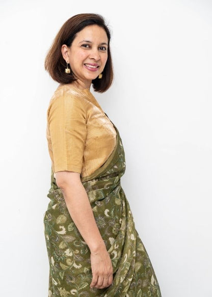 Gold Tissue Blouse