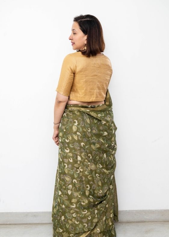 Gold Tissue Blouse