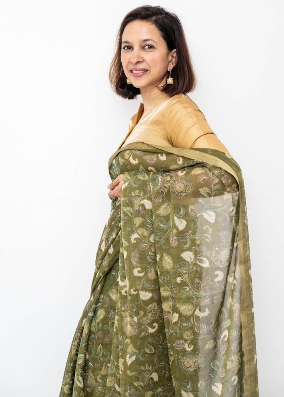 Gold Tissue Blouse