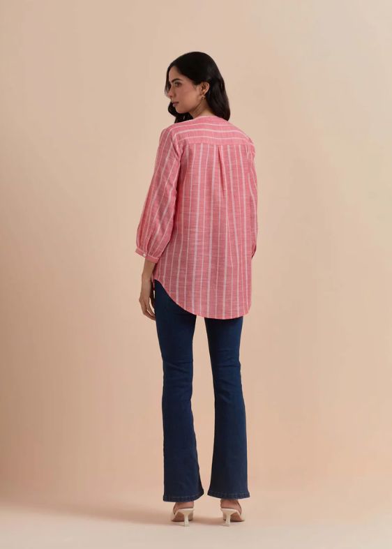 SS 2328 Pink stripes Top