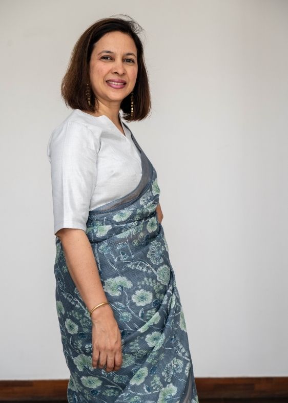 Silver Tissue Blouse