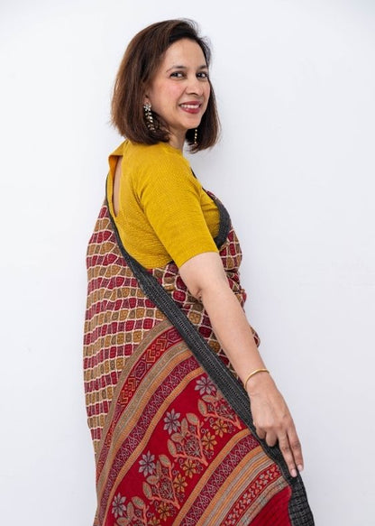 Yellow Matfine Cotton Blouse