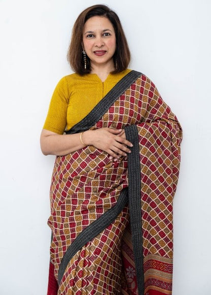 Yellow Matfine Cotton Blouse