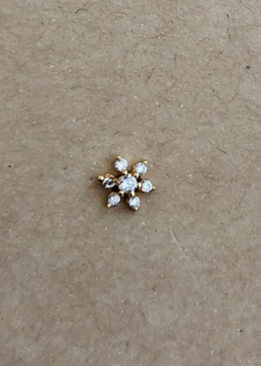 Flower Nosepins Gold