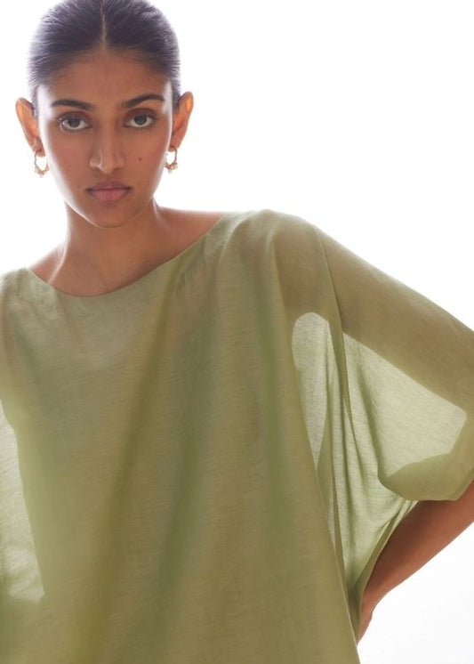 Kosh Green Cape Top