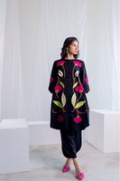 Flowers on Embers Applique Tunic Set