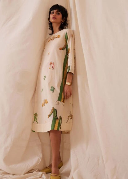 Gaby Carnival Print Dress