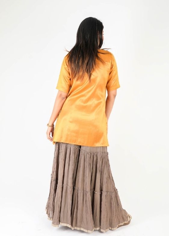 Mustard gold tunic - samasta.in #