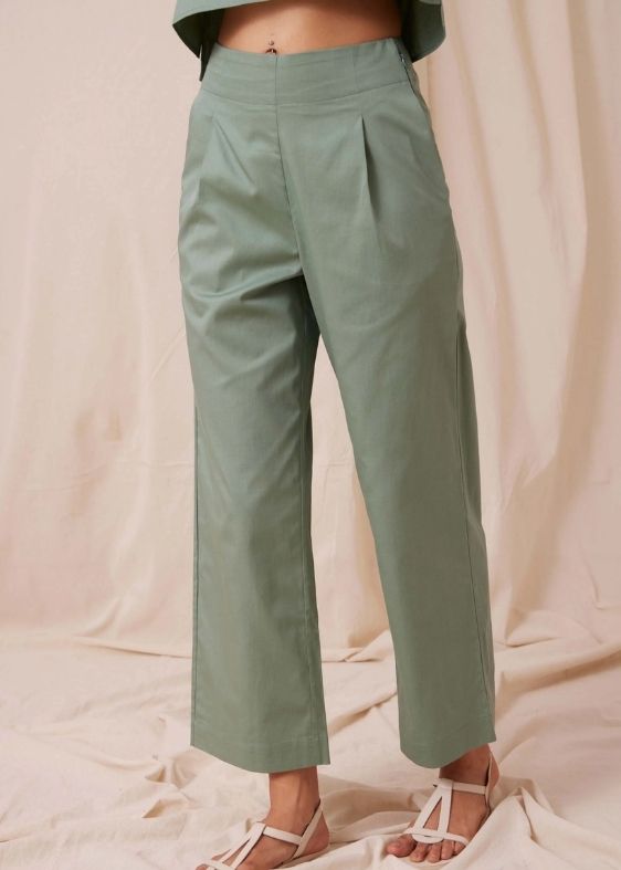 Kifli Sage Green Cotton Co-ord set