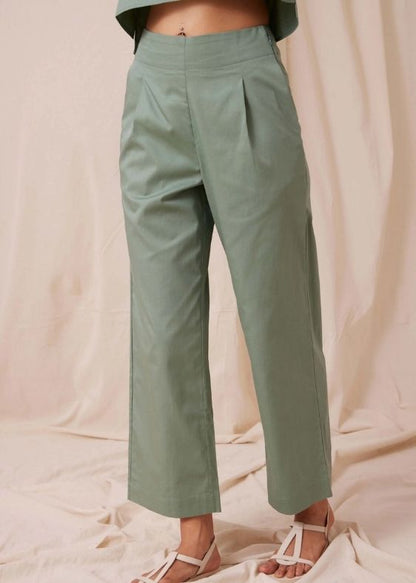 Kifli Sage Green Cotton Co-ord set